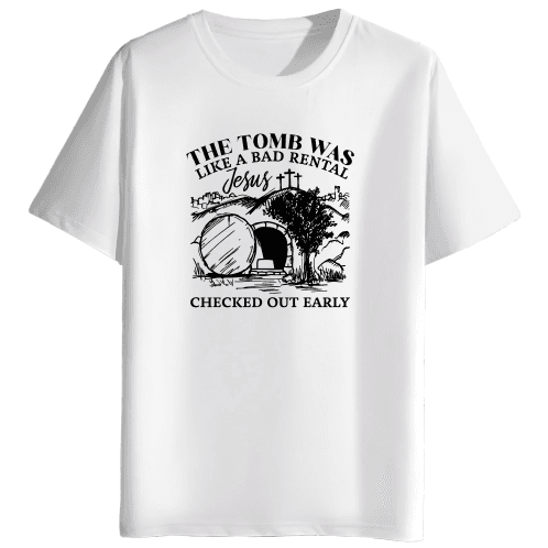 Checked Out Early - Round Neck T Shirt